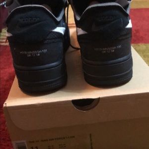 Black Off White Air Force Ones